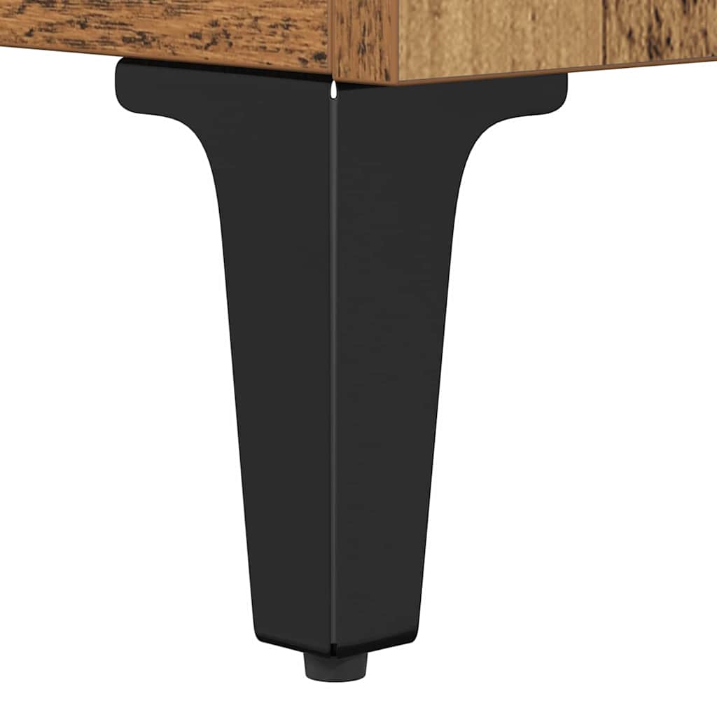 Table basse Bois Ancien 80 x 80 x 36,5 cm Bois d'ingénierie - XIOS