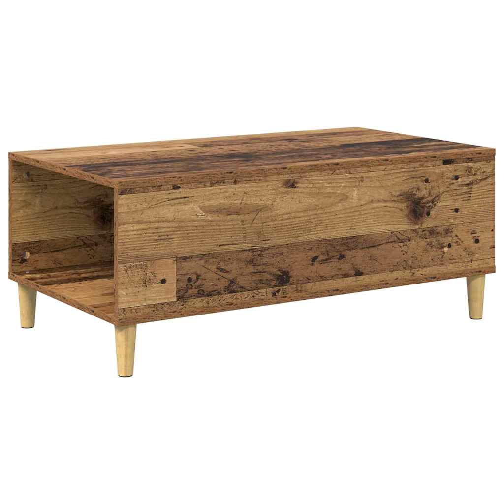 Table basse Bois Ancien 90 x 50 x 35 cm Bois d'ingénierie - XIOS