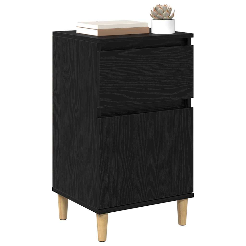 Cabinet de chevet Chêne noir 40 x 35 x 70 cm Bois d'ingénierie - XIOS