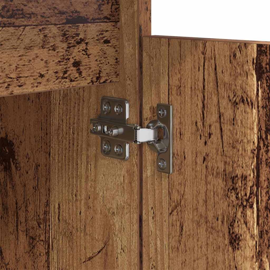 Cabinet de chevet avec tiroir 2 pcs Bois ancien 40 x 35 x 70 cm - XIOS