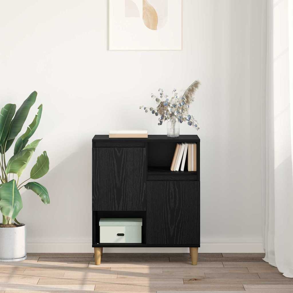 Buffet Chêne noir 35 x 60 x 70 cm Bois d'ingénierie - XIOS