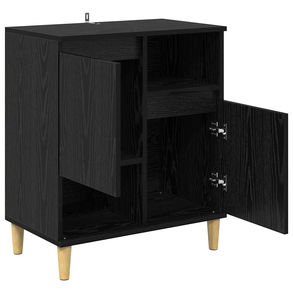 Buffet Chêne noir 35 x 60 x 70 cm Bois d'ingénierie - XIOS