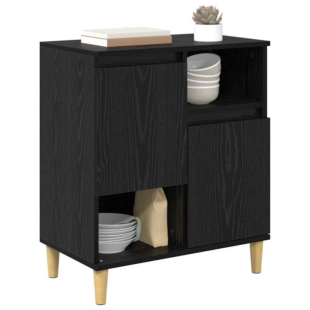 Buffet Chêne noir 35 x 60 x 70 cm Bois d'ingénierie - XIOS