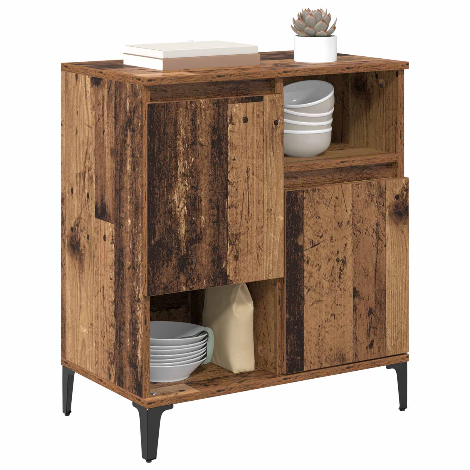 Buffet Bois ancien 60 x 35 x 70 cm Bois d'ingénierie - XIOS