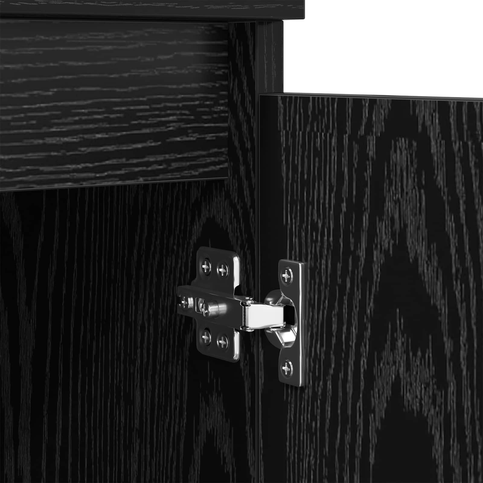 Buffet Chêne noir 60 x 35 x 70 cm Bois d'ingénierie - XIOS