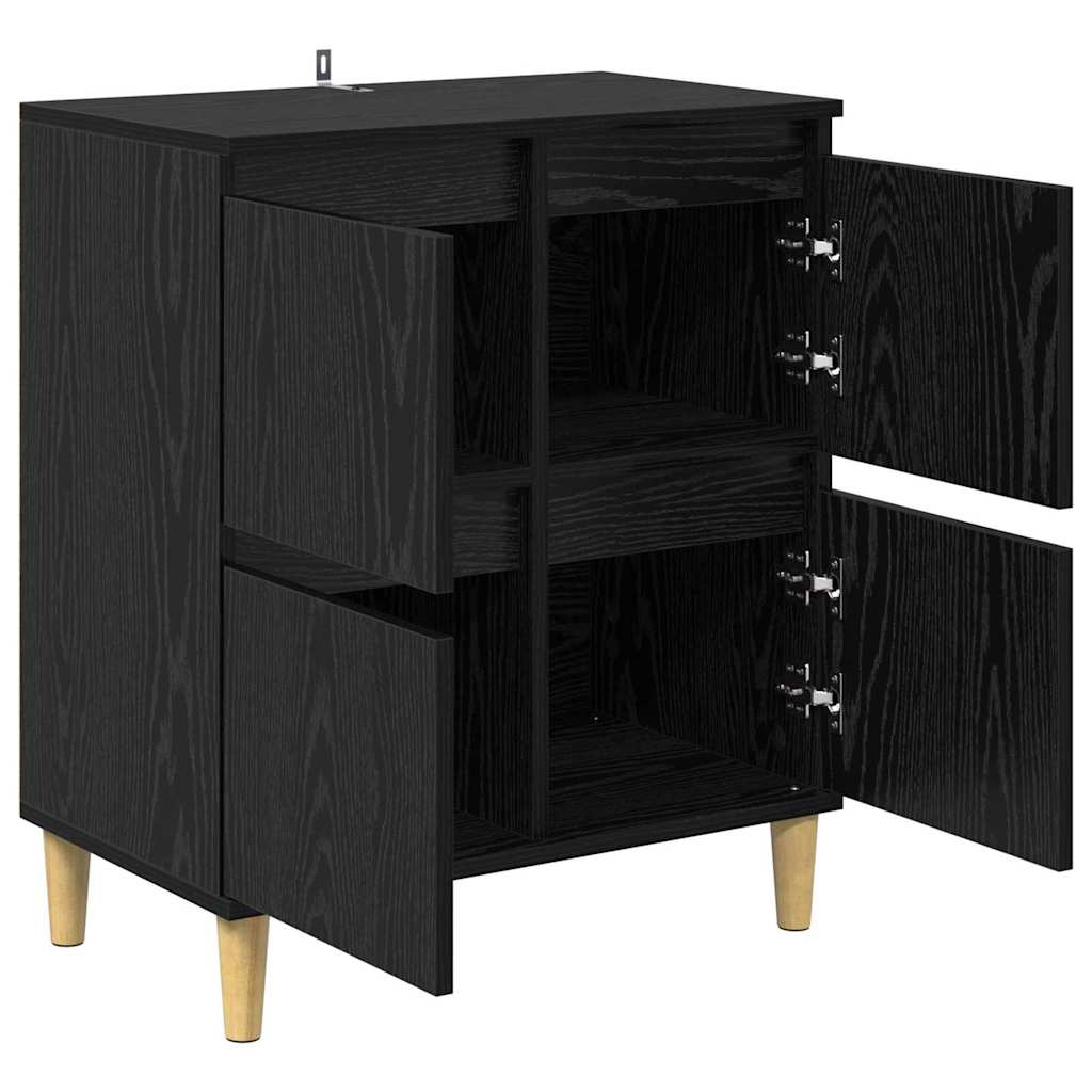 Buffet Chêne noir 60 x 35 x 70 cm Bois d'ingénierie - XIOS