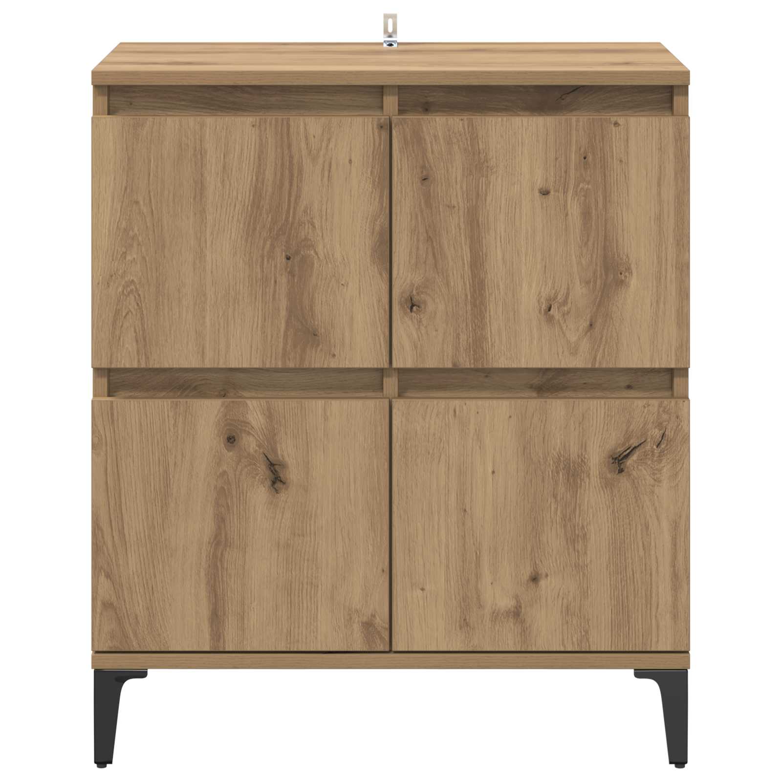 Buffet Chêne artisanal 60 x 35 x 70 cm Bois d'ingénierie et fer - XIOS