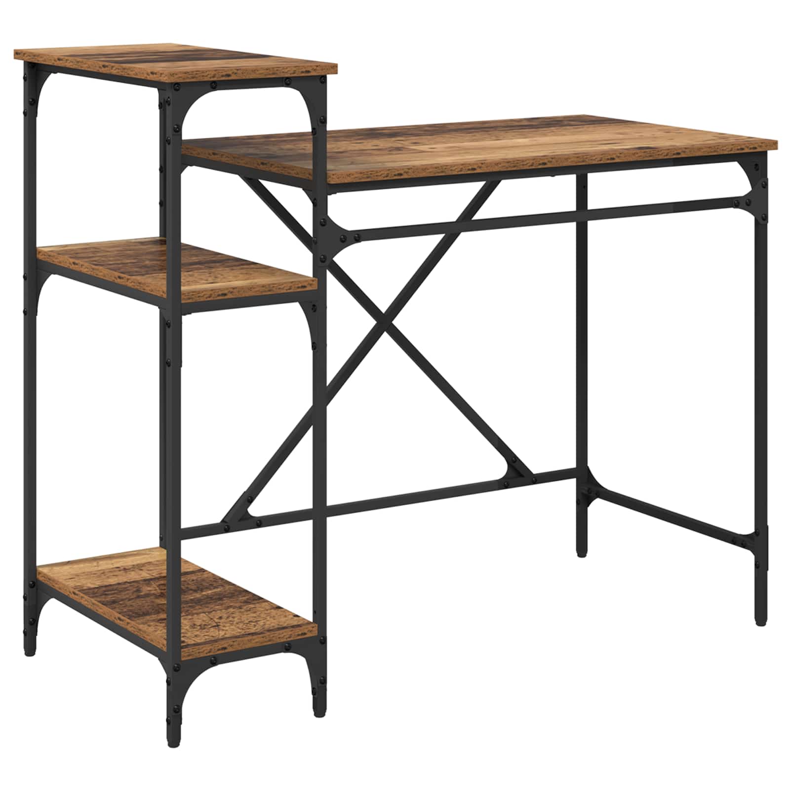 Bureau Bois Ancien 105 x 50 x 90 cm Bois d'ingénierie - XIOS