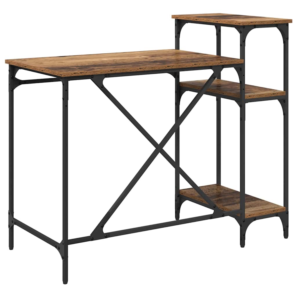 Bureau Bois Ancien 105 x 50 x 90 cm Bois d'ingénierie - XIOS