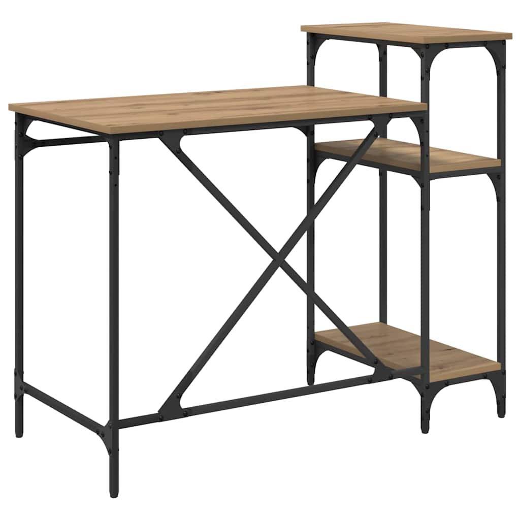 Bureau Chêne artisanal 105 x 50 x 90 cm Bois d'ingénierie - XIOS