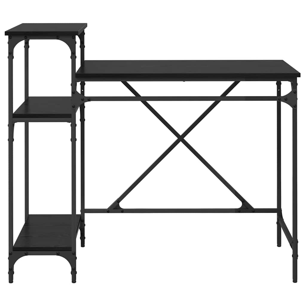 Bureau Chêne noir 105 x 50 x 90 cm Bois d'ingénierie - XIOS
