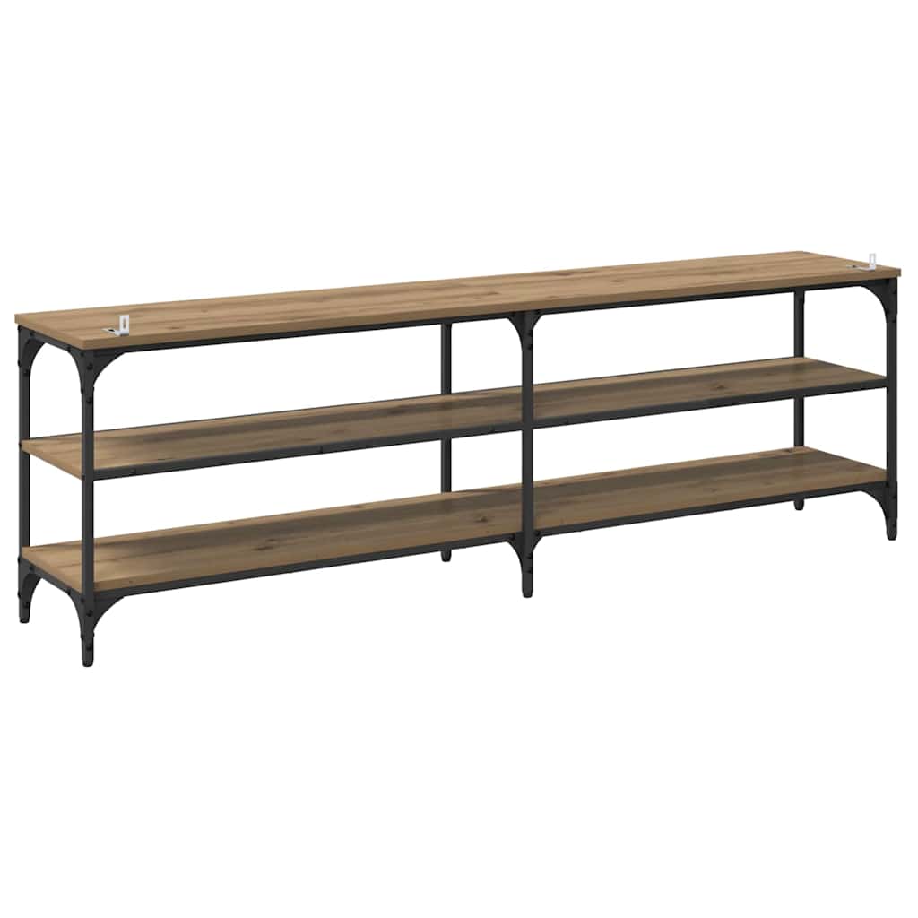 Meuble TV Chêne artisanal 160 x 30 x 50 cm - XIOS