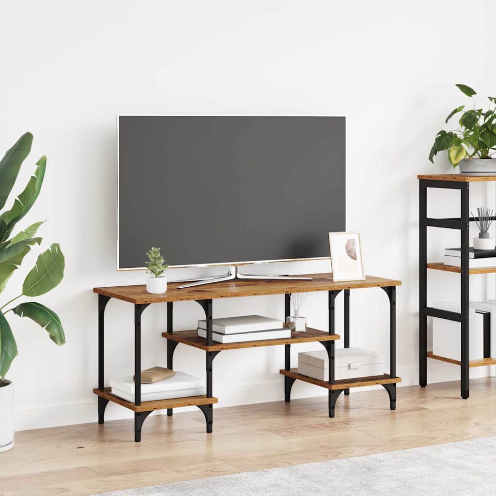 Meuble TV Bois Ancien 102 x 35 x 45,5 cm - XIOS