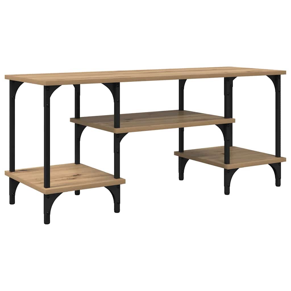 Meuble TV Chêne artisanal 102 x 35 x 45,5 cm - XIOS