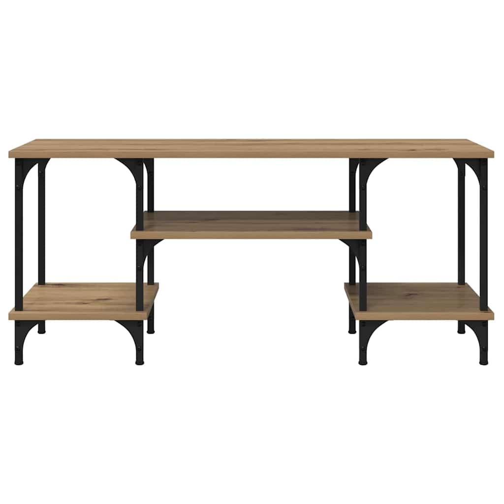 Meuble TV Chêne artisanal 102 x 35 x 45,5 cm - XIOS