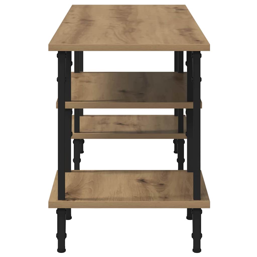 Meuble TV Chêne artisanal 102 x 35 x 45,5 cm - XIOS