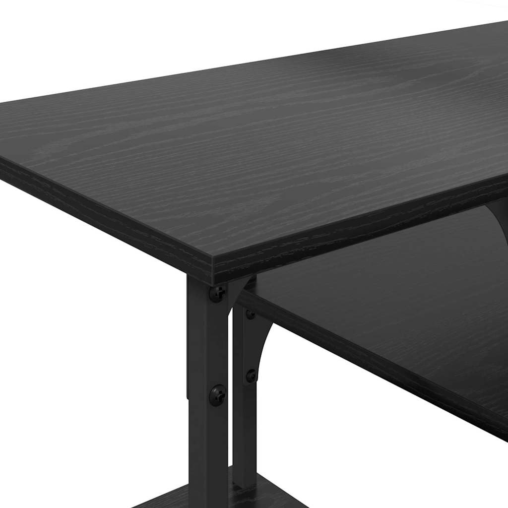 Meuble TV Chêne noir 102 x 35 x 45,5 cm - XIOS