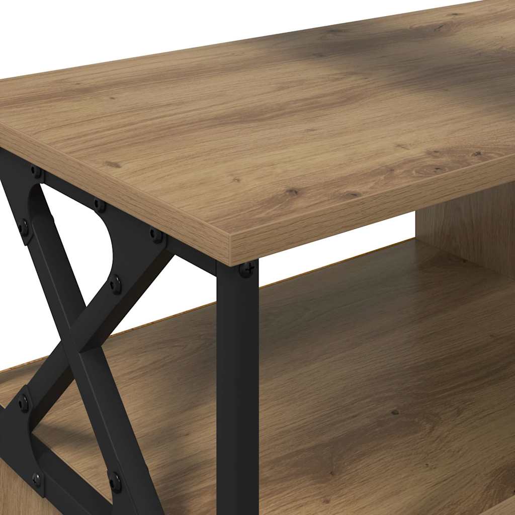 Meuble TV avec tiroir Chêne artisanal 90 x 33 x 45 cm - XIOS