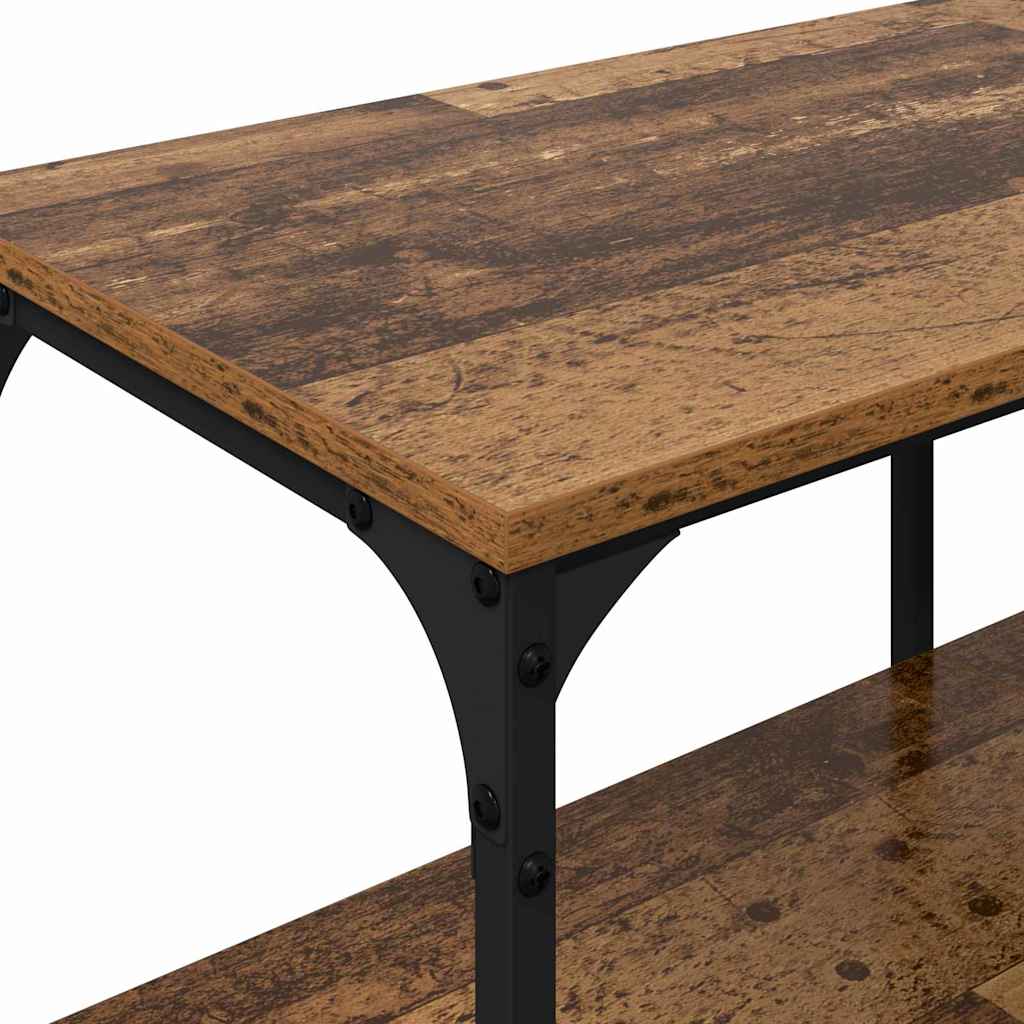 Meuble TV Bois Ancien 201 x 35 x 45 cm Bois d'ingénierie et fer - XIOS