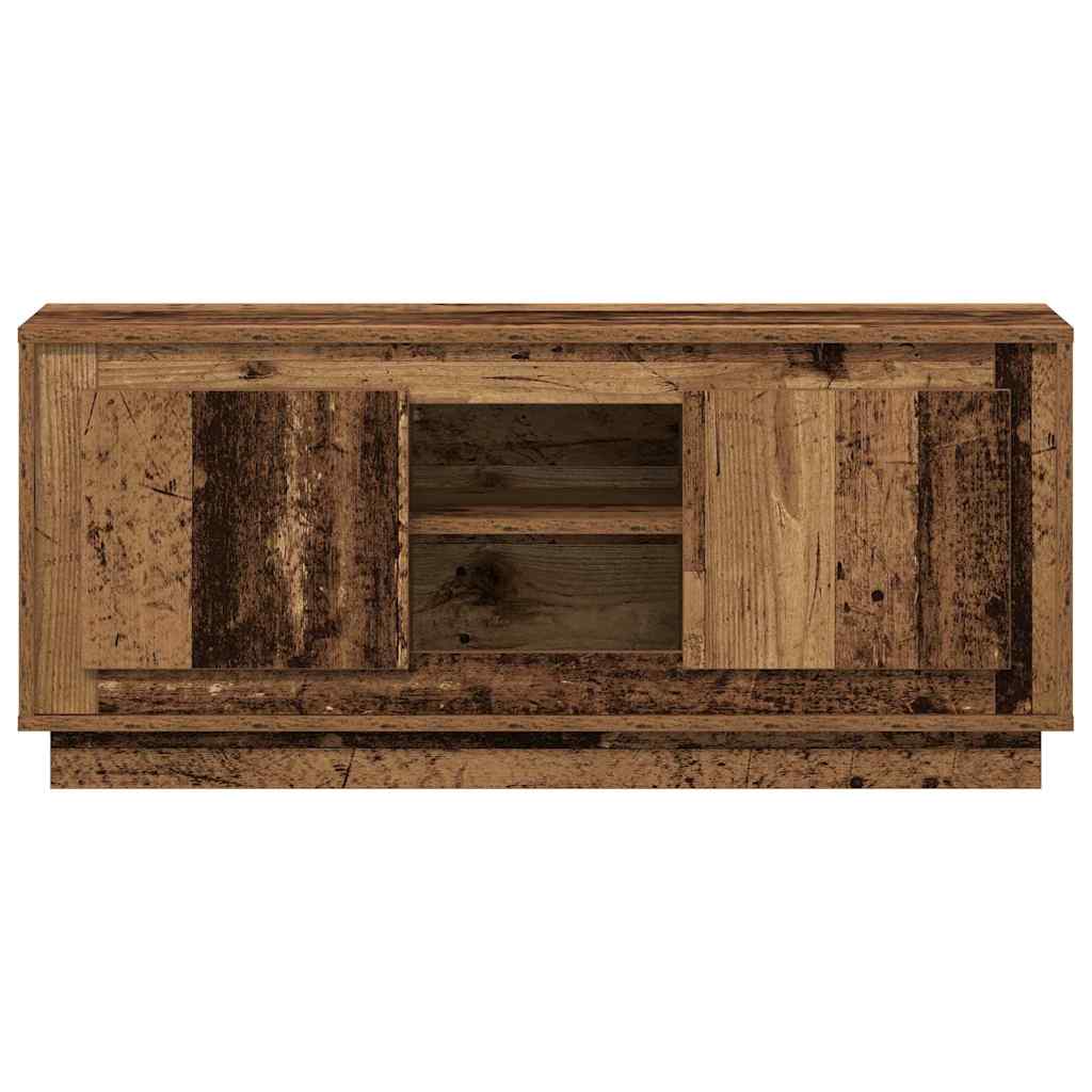 Meuble TV Bois Ancien 102 x 35 x 45 cm Bois d'ingénierie - XIOS