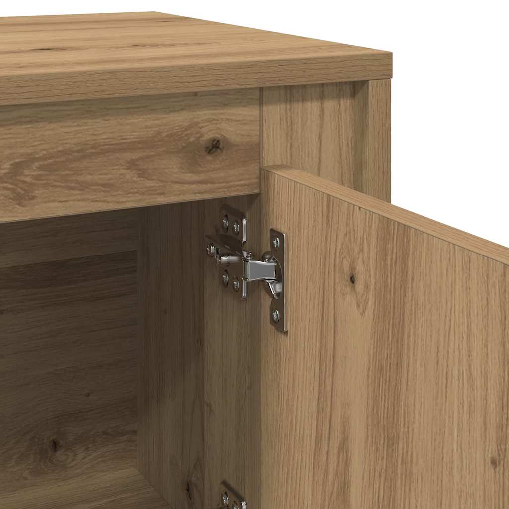 Meuble TV Chêne artisanal 102 x 35 x 45 cm Bois d'ingénierie - XIOS