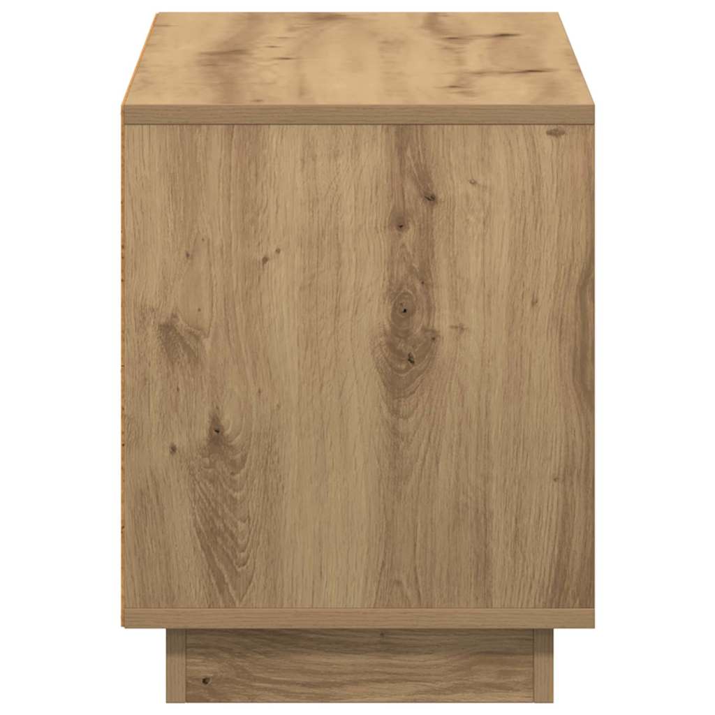 Meuble TV Chêne artisanal 102 x 35 x 45 cm Bois d'ingénierie - XIOS