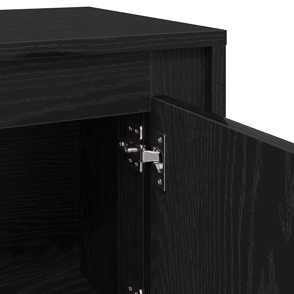 Meuble TV 102 x 35 x 45 cm Chêne noir Bois d'ingénierie - XIOS