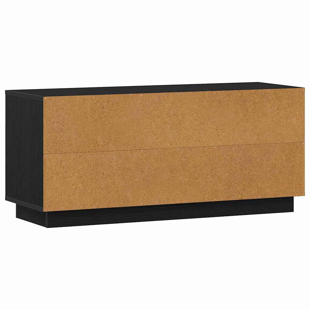 Meuble TV 102 x 35 x 45 cm Chêne noir Bois d'ingénierie - XIOS