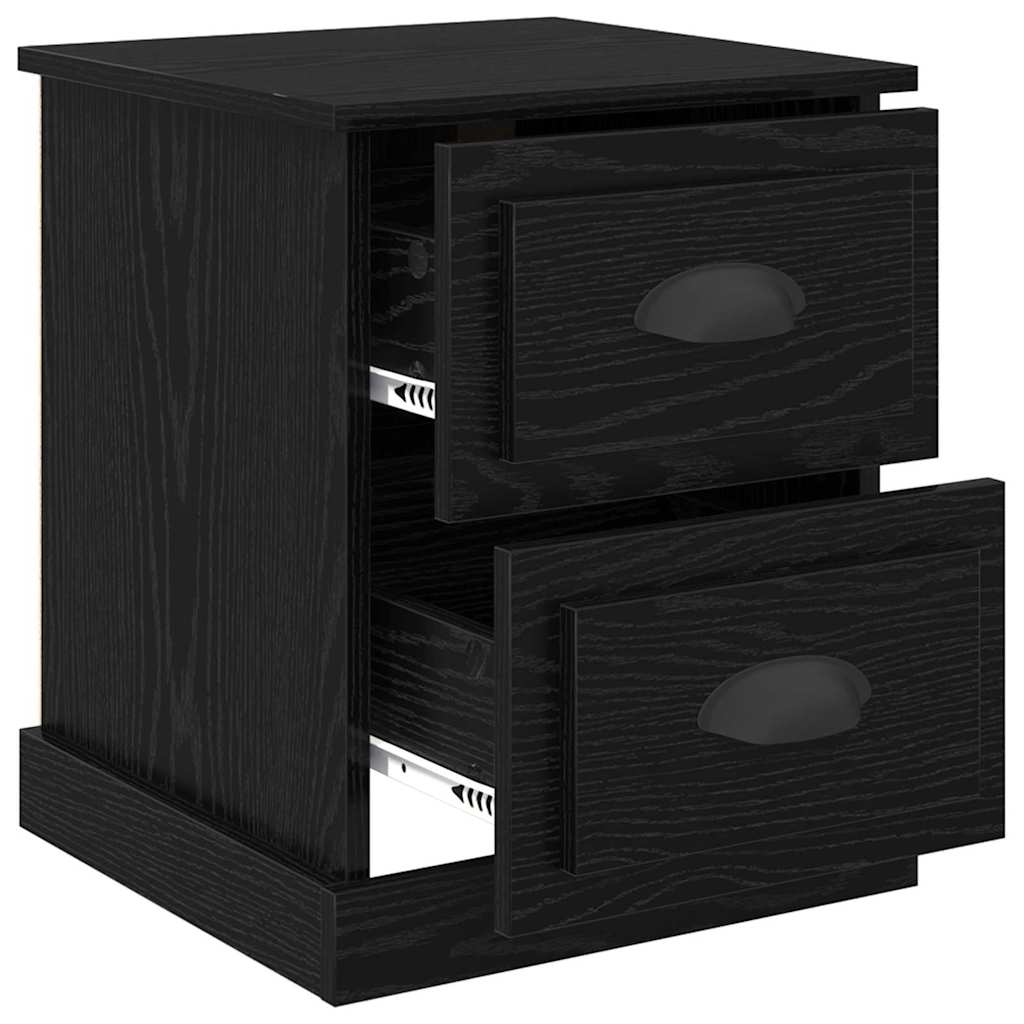 Cabinet de chevet 2 pcs Chêne noir 39 x 39 x 47.5 cm - XIOS