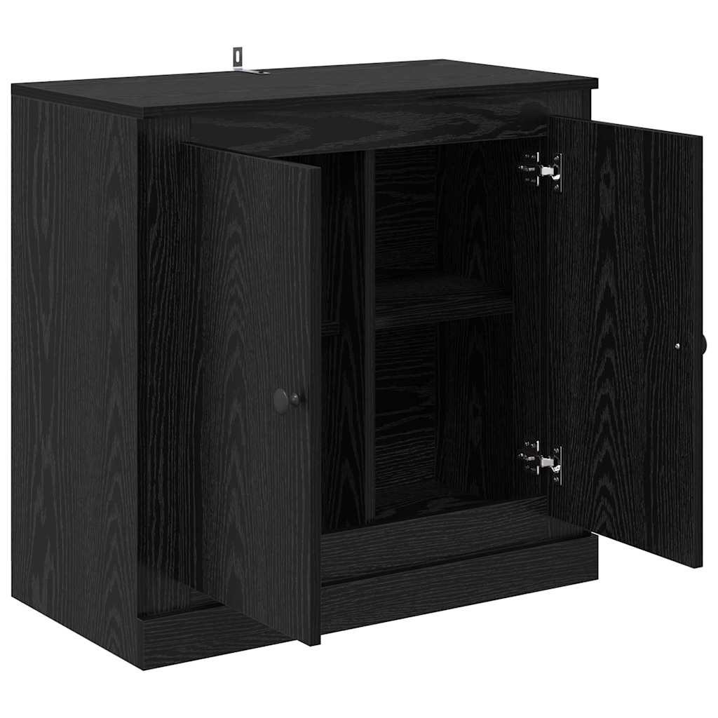 Buffet Chêne noir 70 x 35,5 x 67,5 cm Bois d'ingénierie - XIOS