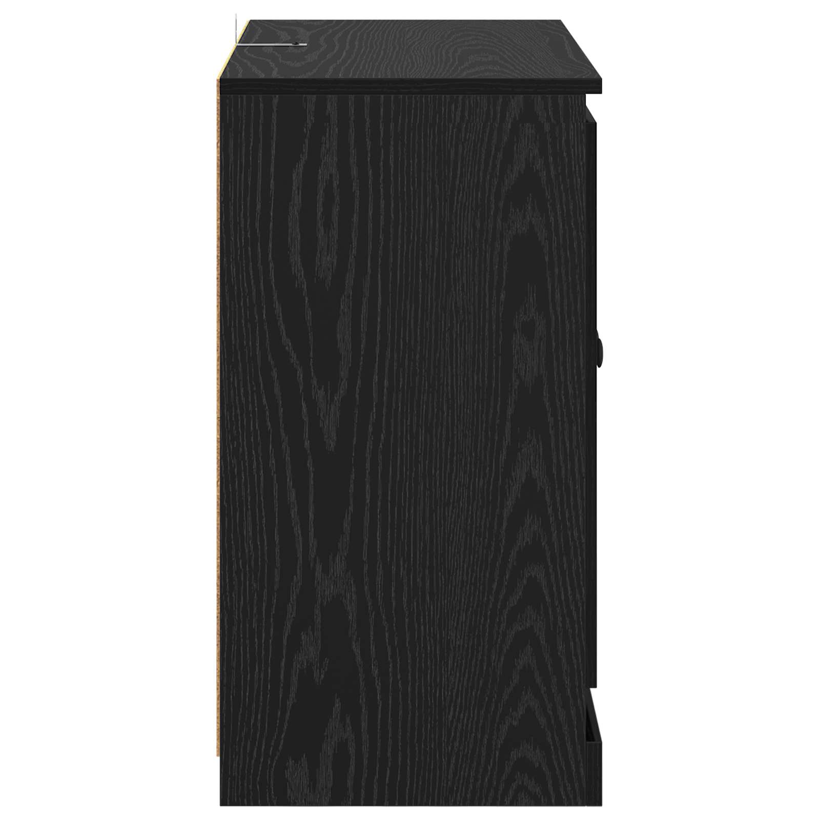 Buffet Chêne noir 70 x 35,5 x 67,5 cm Bois d'ingénierie - XIOS