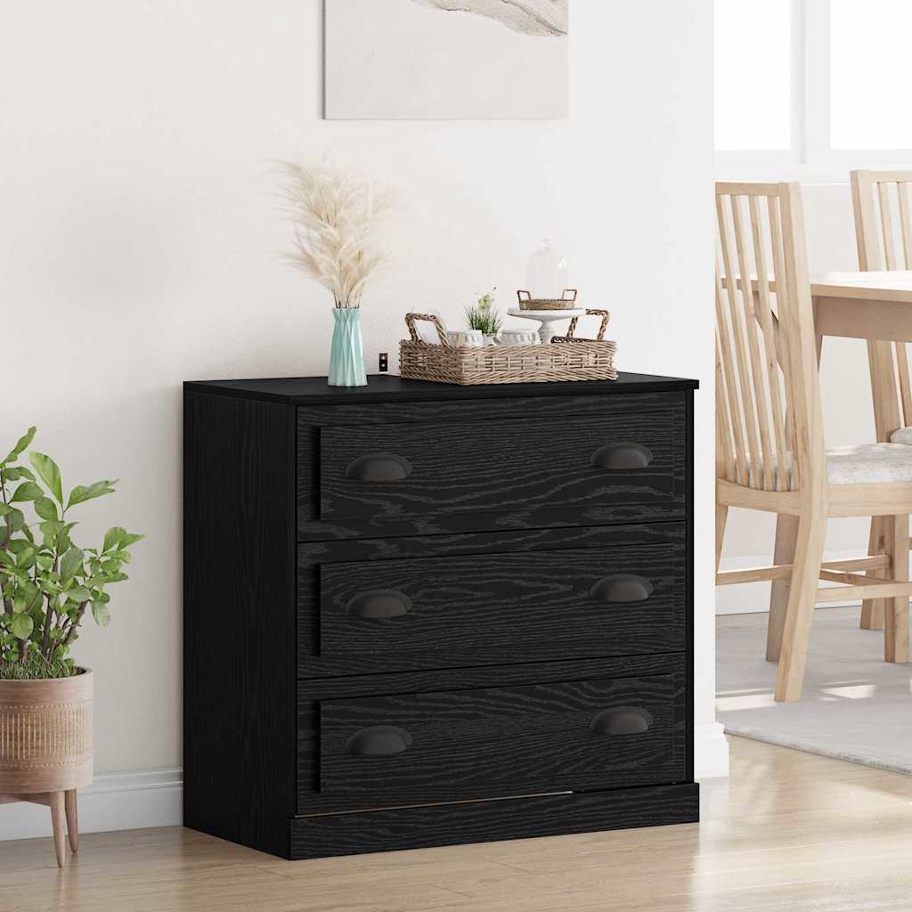 Buffet Chêne noir 70 x 35,5 x 67,5 cm Bois d'ingénierie - XIOS