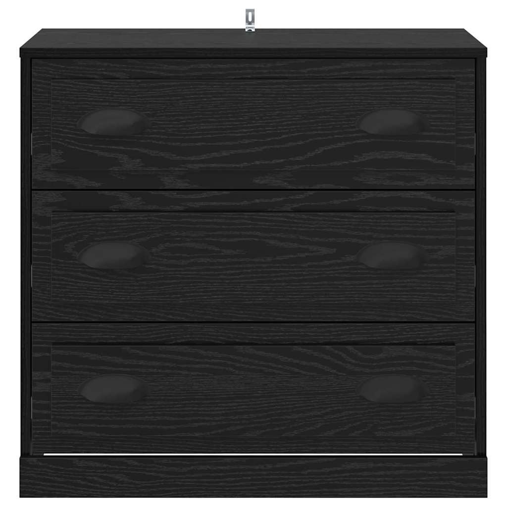 Buffet Chêne noir 70 x 35,5 x 67,5 cm Bois d'ingénierie - XIOS