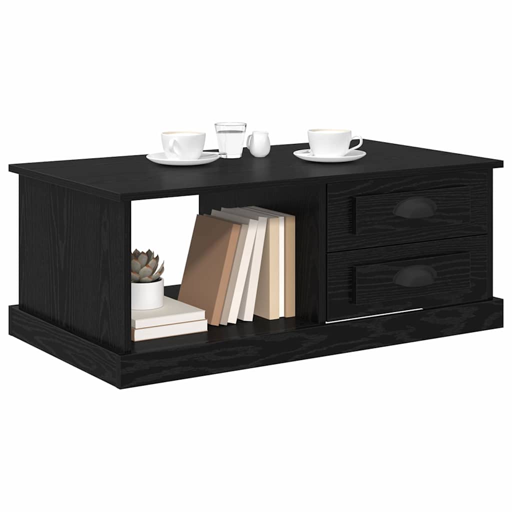 Table basse Chêne noir 90 x 50 x 35 cm Bois d'ingénierie - XIOS