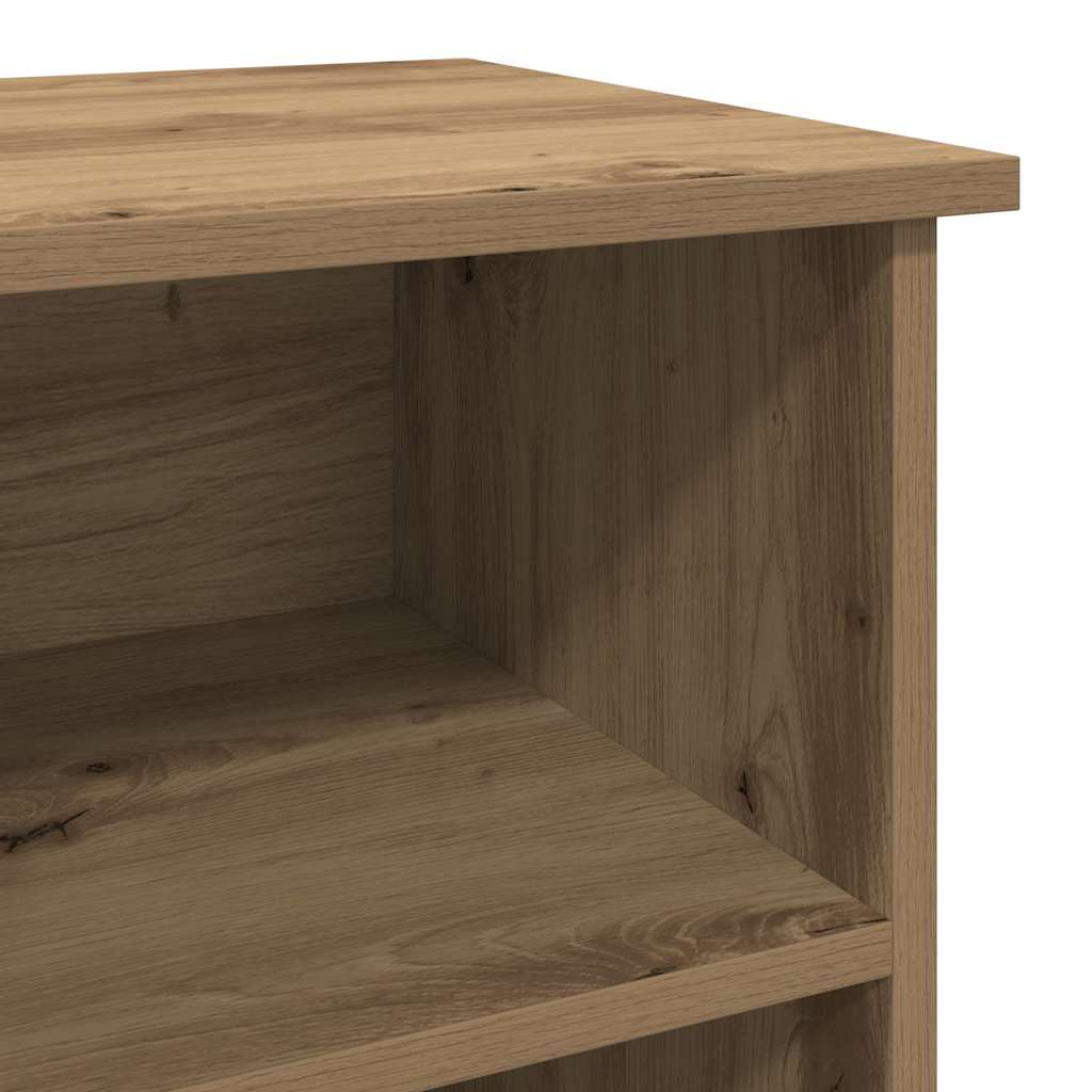 Meuble TV Chêne artisanal 99,5 x 35,5 x 48 cm Bois d'ingénierie - XIOS