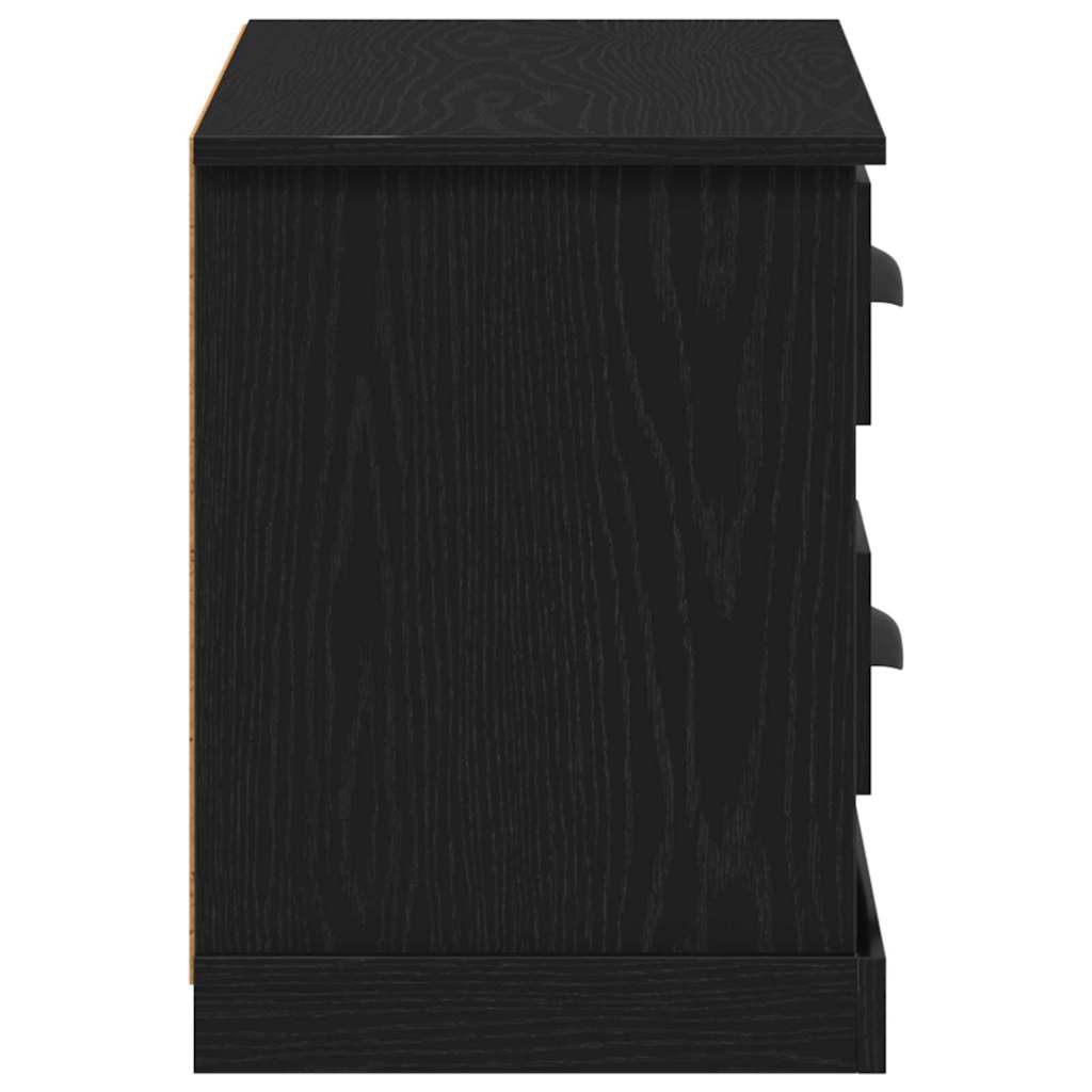 Meuble TV Chêne noir 99,5 x 35,5 x 48 cm Bois d'ingénierie - XIOS