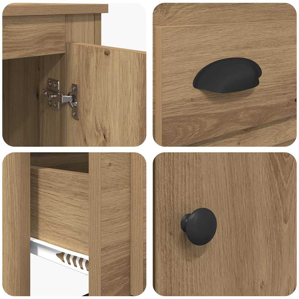 Haut Armoire avec tiroir Chêne artisanal 60 x 35,5 x 103,5 cm - XIOS