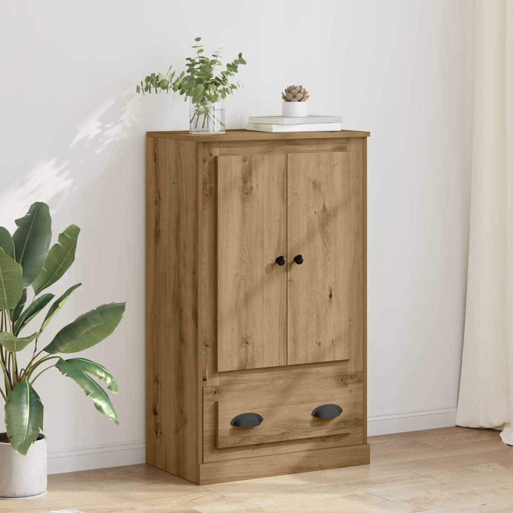 Haut Armoire avec tiroir Chêne artisanal 60 x 35,5 x 103,5 cm - XIOS