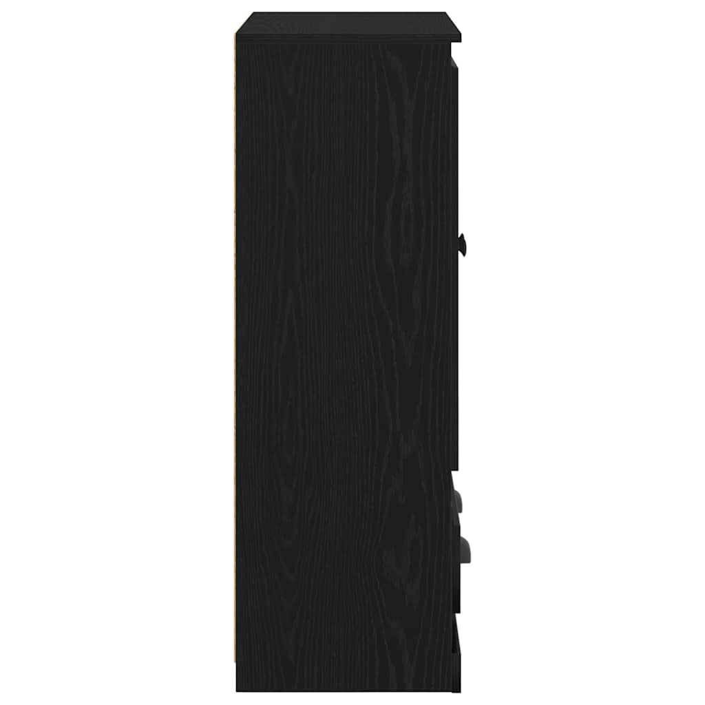 Haut Armoire Chêne noir 60 x 35,5 x 103,5 cm Bois d'ingénierie - XIOS