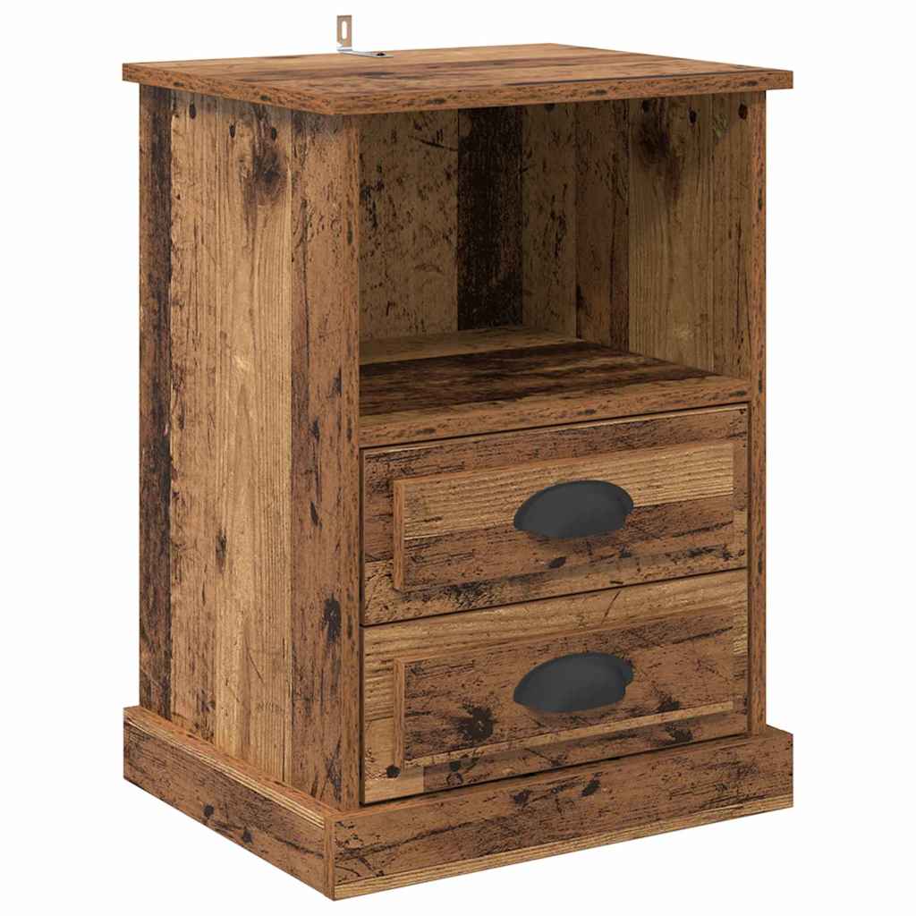 Cabinet de chevet Bois ancien 43 x 36 x 60 cm Bois d'ingénierie - XIOS