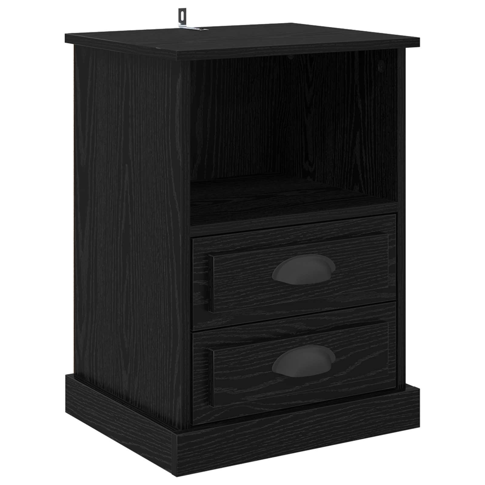 Cabinet de chevet Chêne noir 36 x 43 x 60 cm Bois d'ingénierie - XIOS