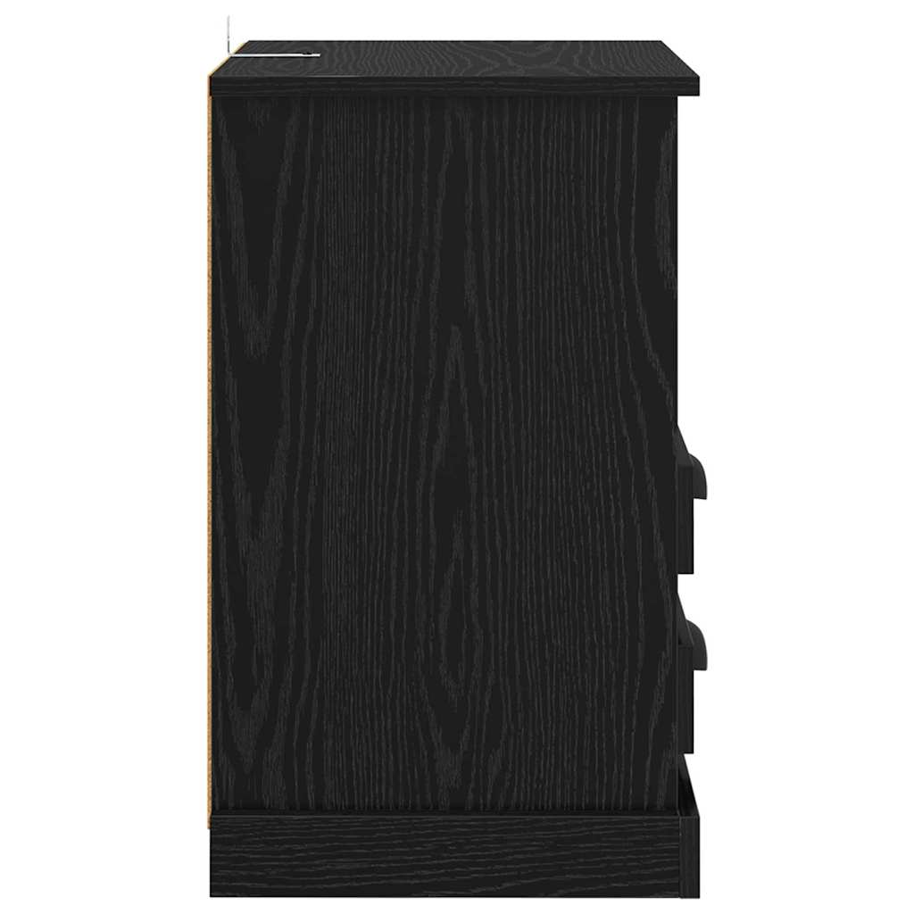 Cabinet de chevet Chêne noir 43 x 36 x 60 cm Bois d'ingénierie - XIOS