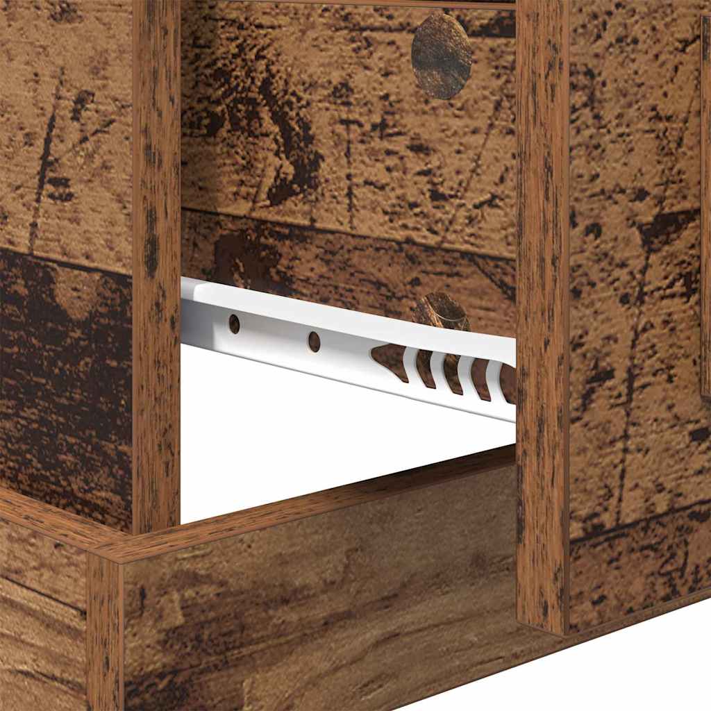 Cabinet de chevet Bois ancien 50 x 50 x 60 cm Bois d'ingénierie - XIOS