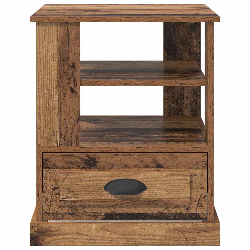 Cabinet de chevet Bois ancien 50 x 50 x 60 cm Bois d'ingénierie - XIOS
