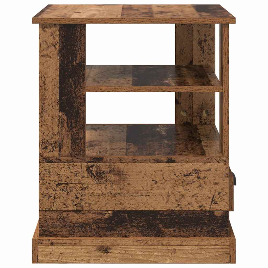 Cabinet de chevet Bois ancien 50 x 50 x 60 cm Bois d'ingénierie - XIOS
