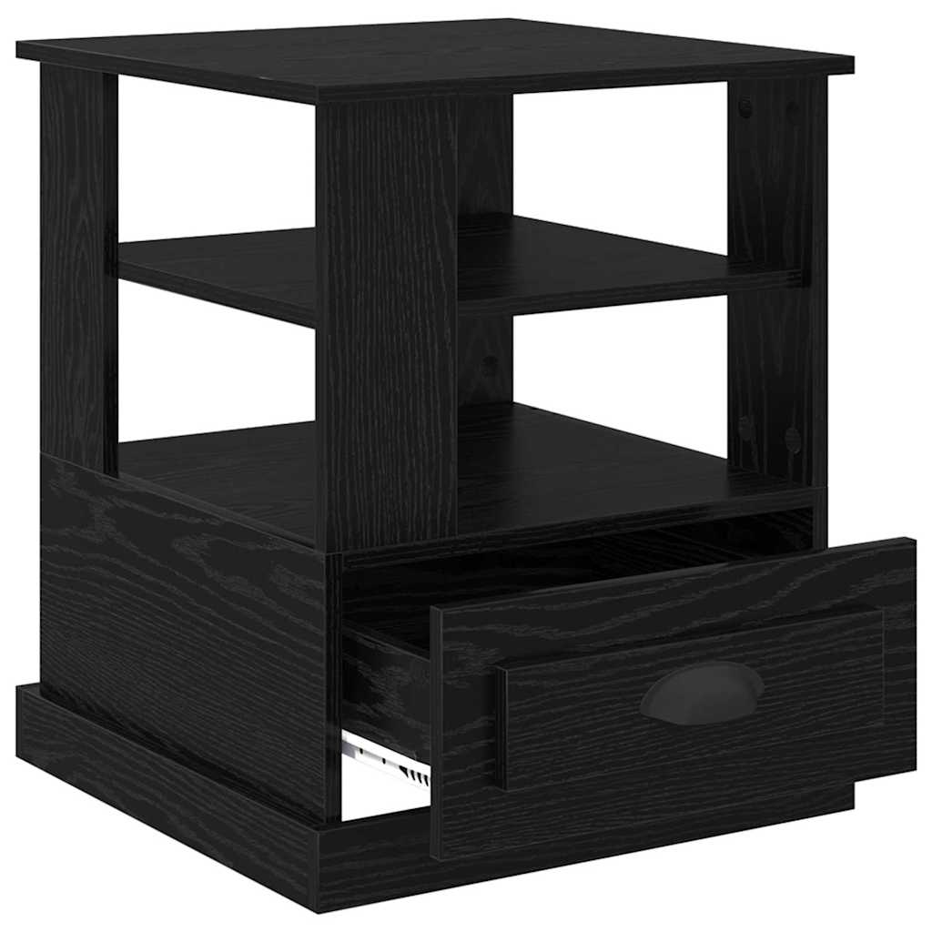 Cabinet de chevet Chêne noir 50 x 50 x 60 cm Bois d'ingénierie - XIOS