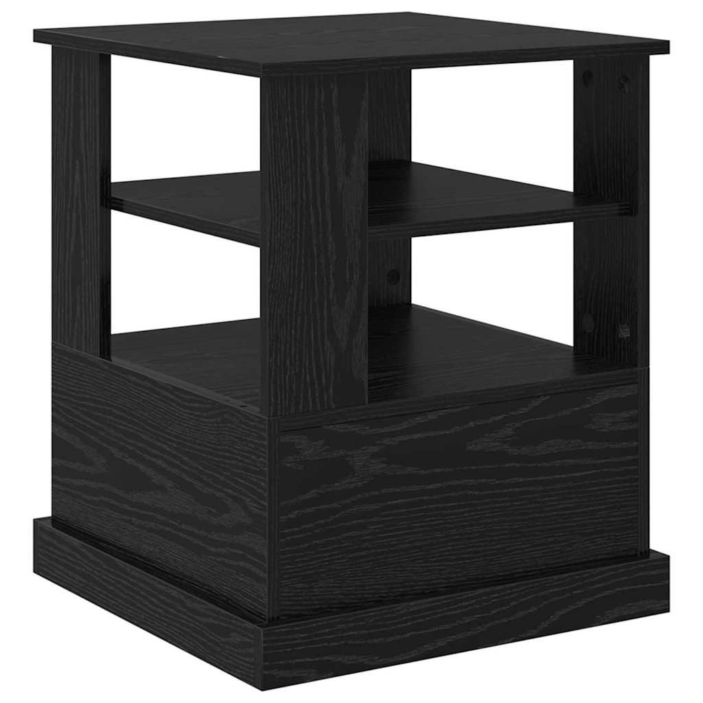 Cabinet de chevet Chêne noir 50 x 50 x 60 cm Bois d'ingénierie - XIOS