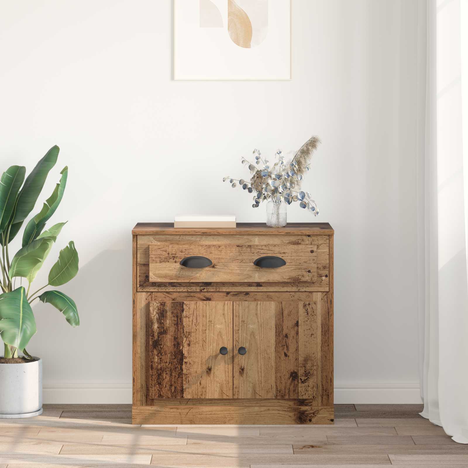Haut Armoire Bois Ancien 70 x 35,5 x 67,5 cm Bois d'ingénierie - XIOS
