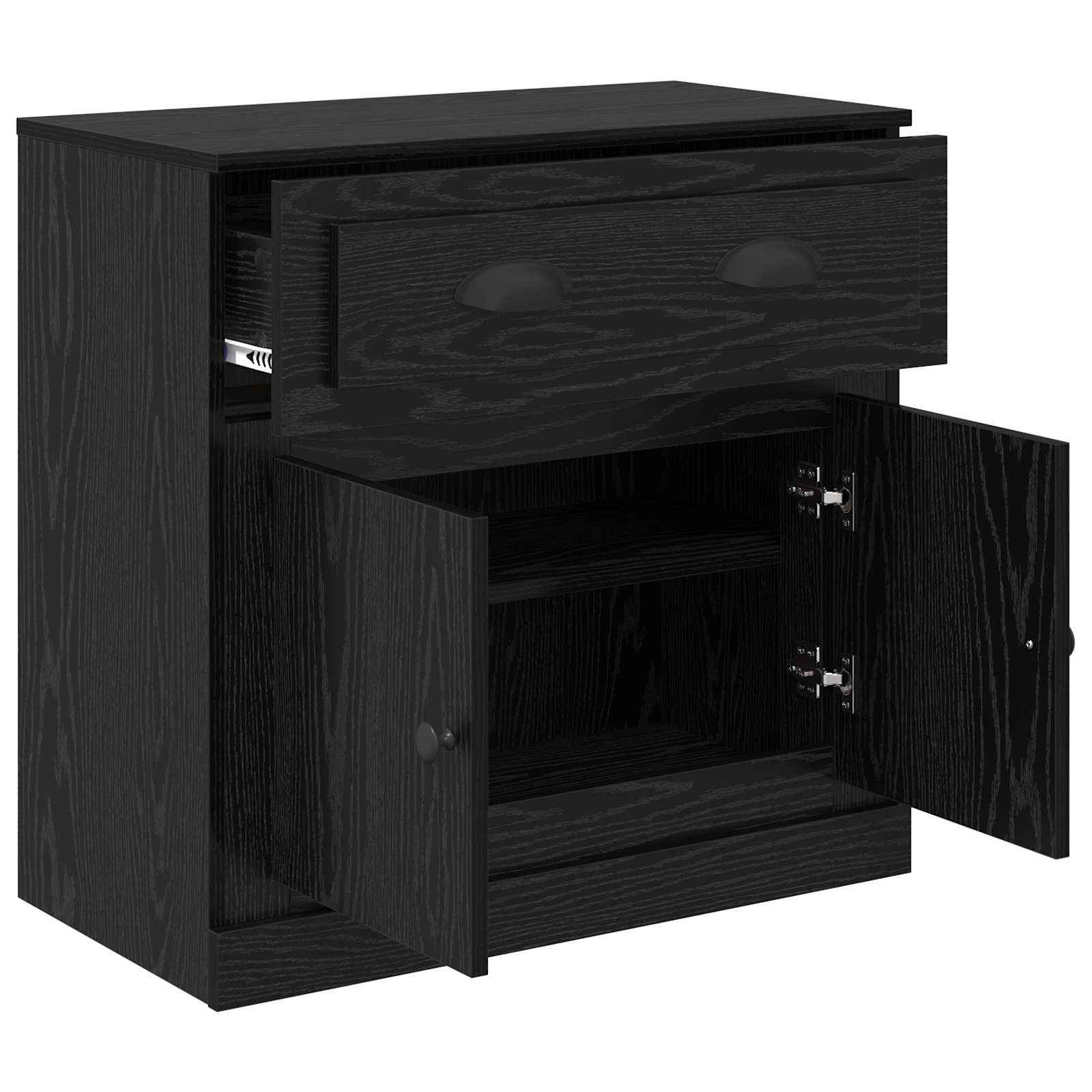 Haut Armoire Chêne noir 70 x 35,5 x 67,5 cm Bois d'ingénierie - XIOS