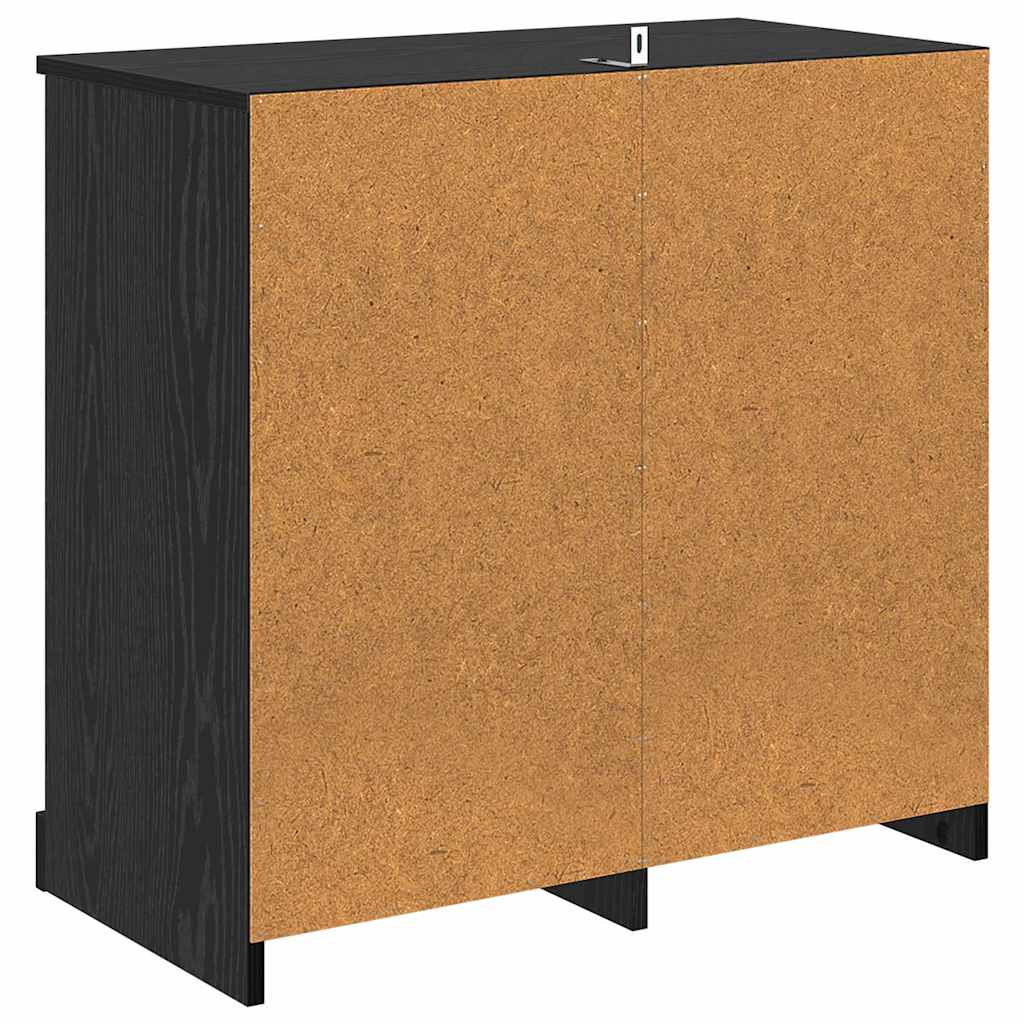 Buffet Chêne noir 70 x 35,5 x 67,5 cm Bois d'ingénierie - XIOS